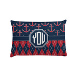Anchors & Argyle Pillow Case - Standard (Personalized)