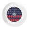 Anchors & Argyle Plastic Party Dinner Plates - Approval