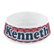 Anchors & Argyle Plastic Dog Bowl - Small (Personalized)