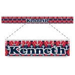 Anchors & Argyle Plastic Ruler - 12" (Personalized)