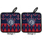 Anchors & Argyle Pot Holders - Set of 2 APPROVAL