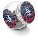 Anchors & Argyle Puppy Treat Jar (Personalized)
