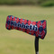 Anchors & Argyle Putter Cover - On Putter