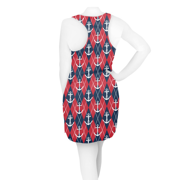 Anchors & Argyle Racerback Dress - On Model - Back