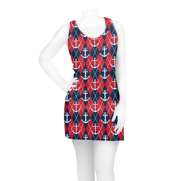 Anchors & Argyle Racerback Dress - On Model - Front