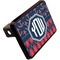 Anchors & Argyle Rectangular Car Hitch Cover w/ FRP Insert (Angle View)