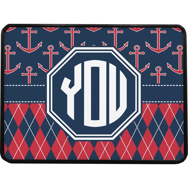 Anchors & Argyle Rectangular Car Hitch Cover w/ FRP Insert (Select Size)