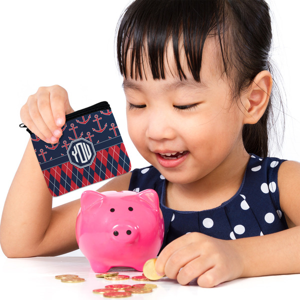 Anchors & Argyle Rectangular Coin Purses - LIFESTYLE (child)
