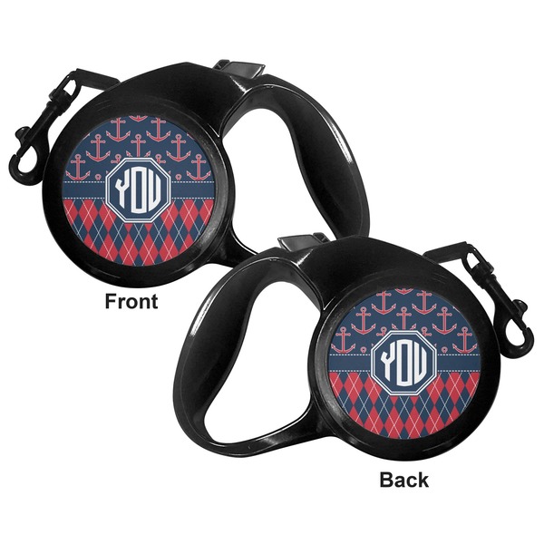 Anchors & Argyle Retractable Dog Leash - Medium Large - Apvl