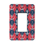Anchors & Argyle Rocker Style Light Switch Cover - Single Switch