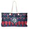 Anchors & Argyle Large Rope Tote Bag - Front View