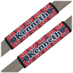 Anchors & Argyle Seat Belt Covers (Set of 2) (Personalized)