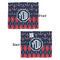 Anchors & Argyle Security Blanket - Front & Back View