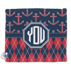 Anchors & Argyle Security Blankets - Double Sided (Personalized)