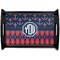 Anchors & Argyle Black Wooden Tray - Small (Personalized)