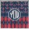 Anchors & Argyle Shower Curtain (Personalized)