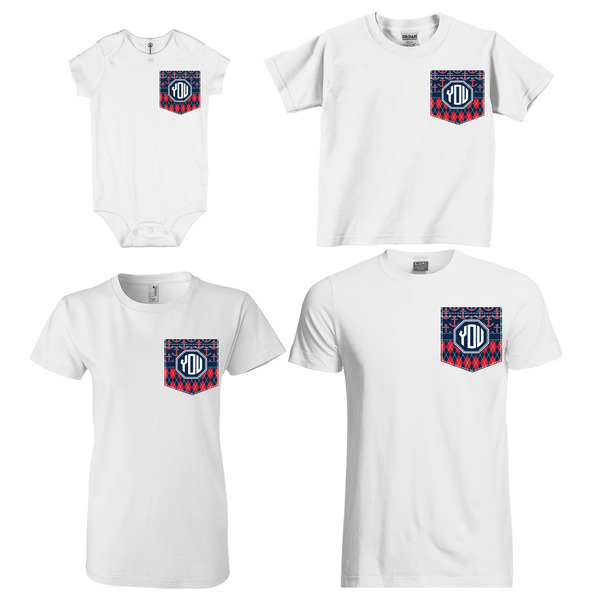 Anchors & Argyle Sized Pockets on Various Products