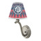 Anchors & Argyle Small Chandelier Lamp - LIFESTYLE (on wall lamp)