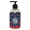 Anchors & Argyle Plastic Soap / Lotion Dispenser (8 oz - Small - Black) (Personalized)