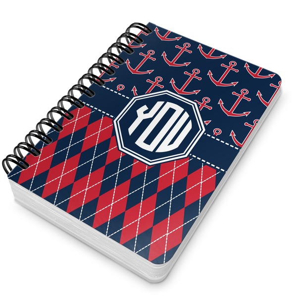 Anchors & Argyle Spiral Journal 5 x 7 - Main