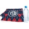 Anchors & Argyle Sports Towel Folded with Water Bottle