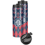 Anchors & Argyle Stainless Steel Skinny Tumbler (Personalized)