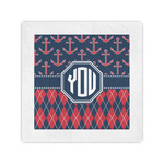 Anchors & Argyle Cocktail Napkins (Personalized)