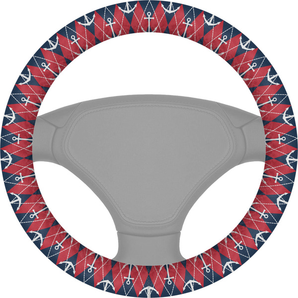 Custom Anchors & Argyle Steering Wheel Cover