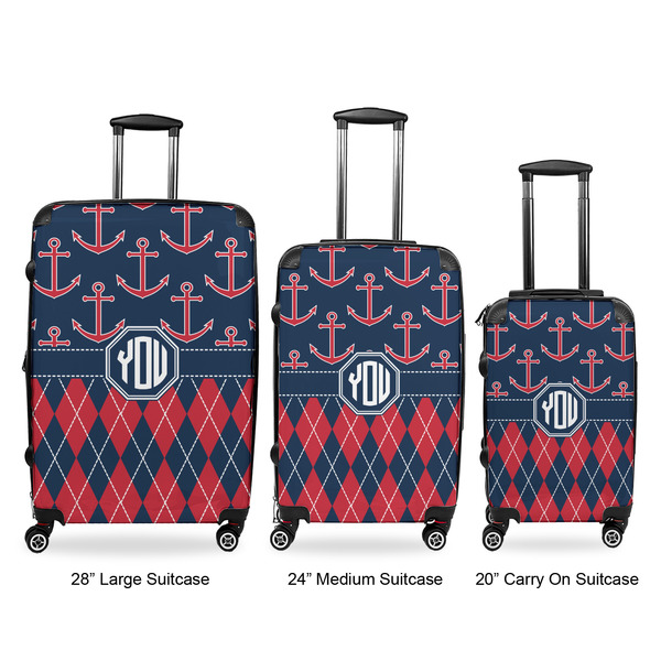 Anchors & Argyle Suitcase Set 1 - APPROVAL
