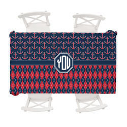 Anchors & Argyle Tablecloth - 58"x102" (Personalized)