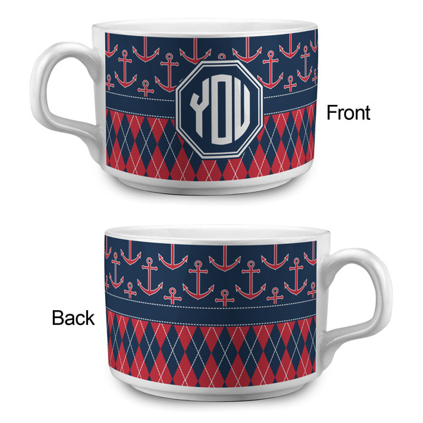 Anchors & Argyle Tea Cup - Single Apvl