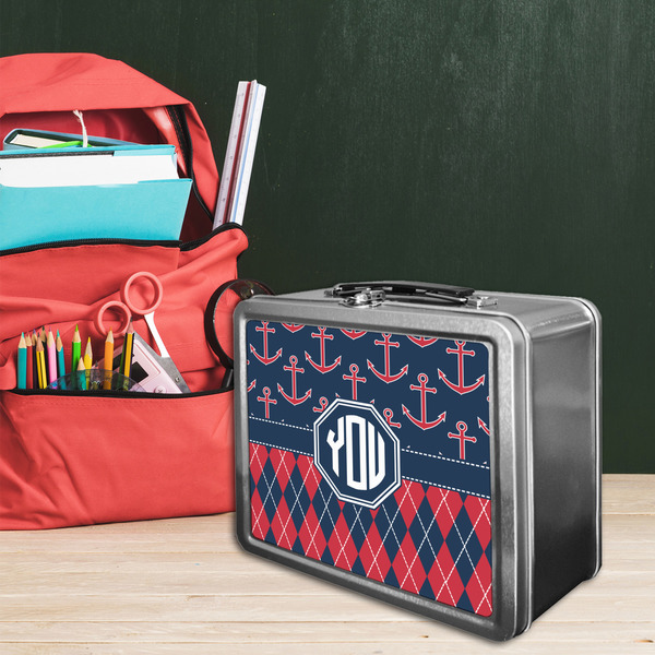 Anchors & Argyle Tin Lunchbox - LIFESTYLE