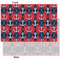 Anchors & Argyle Tissue Paper - Heavyweight - XL - Front & Back