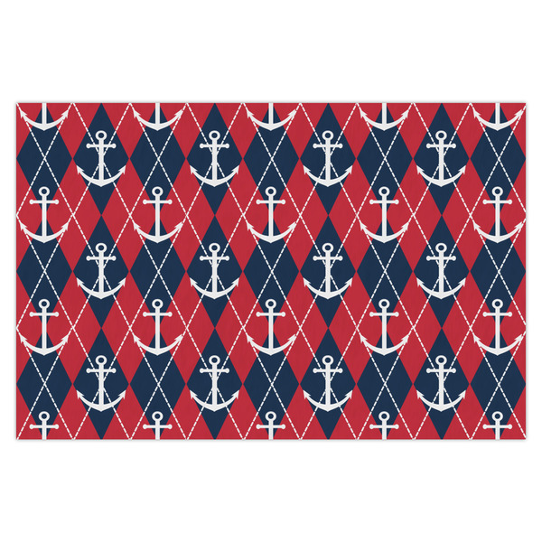 Custom Anchors & Argyle X-Large Tissue Papers Sheets - Heavyweight