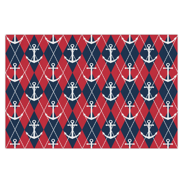 Custom Anchors & Argyle Tissue Paper Sheets - X-Large - Heavyweight
