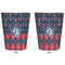 Anchors & Argyle Trash Can White - Front and Back - Apvl