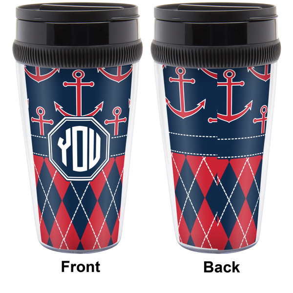 Anchors & Argyle Travel Mug Approval (Personalized)