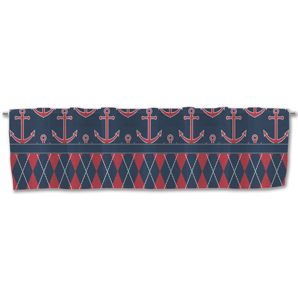 Anchors & Argyle Valance - Front
