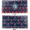 Anchors & Argyle Vinyl Check Book Cover - Front and Back