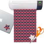 Anchors & Argyle Sticker Vinyl Sheet (Permanent)