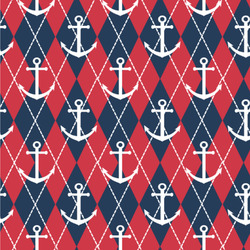 Anchors & Argyle Wallpaper & Surface Covering