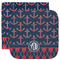 Anchors & Argyle Facecloth / Wash Cloth (Personalized)