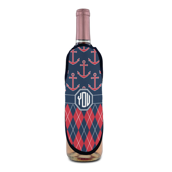 Anchors & Argyle Wine Bottle Apron - IN CONTEXT