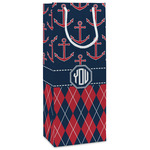 Anchors & Argyle Wine Gift Bags - Gloss (Personalized)