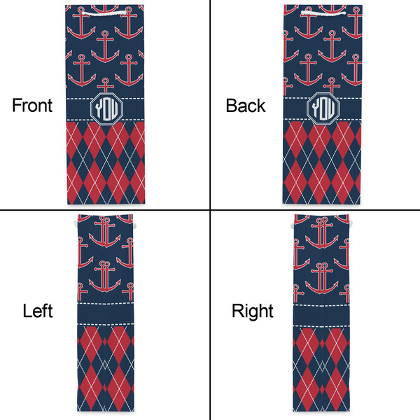 Anchors & Argyle Wine Gift Bag - Matte - Approval