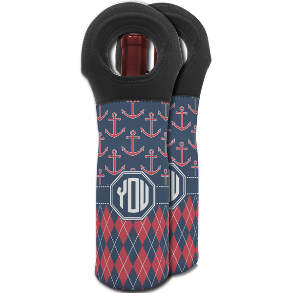 Anchors & Argyle Wine Tote Bag - MAIN