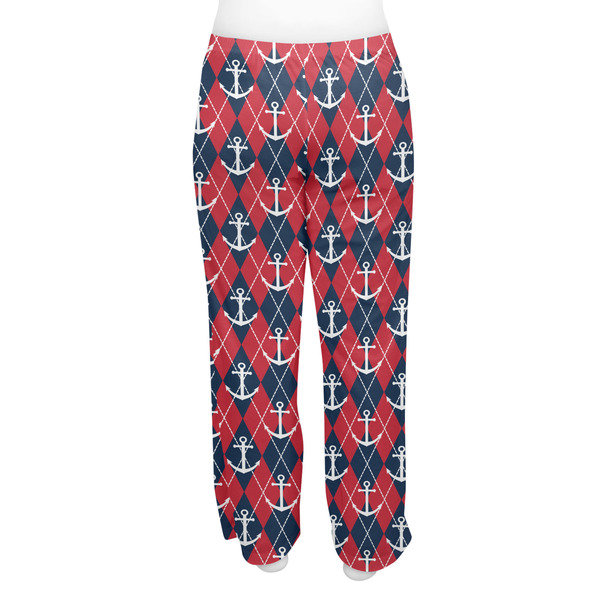 Anchors & Argyle Women's Pj on model - Back