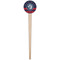 Anchors & Argyle Wooden 4" Food Pick - Round - Single Pick