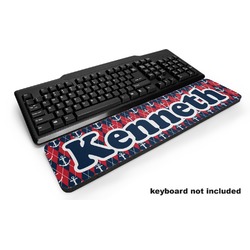 Anchors & Argyle Keyboard Wrist Rest (Personalized)