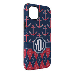 Anchors & Argyle iPhone Case - Rubber Lined - iPhone 14 Pro Max (Personalized)